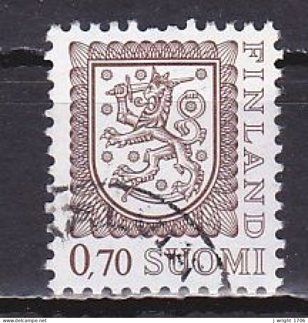 Finland, 1975, Coat Of Arms, 0.70mk, USED - Gebruikt