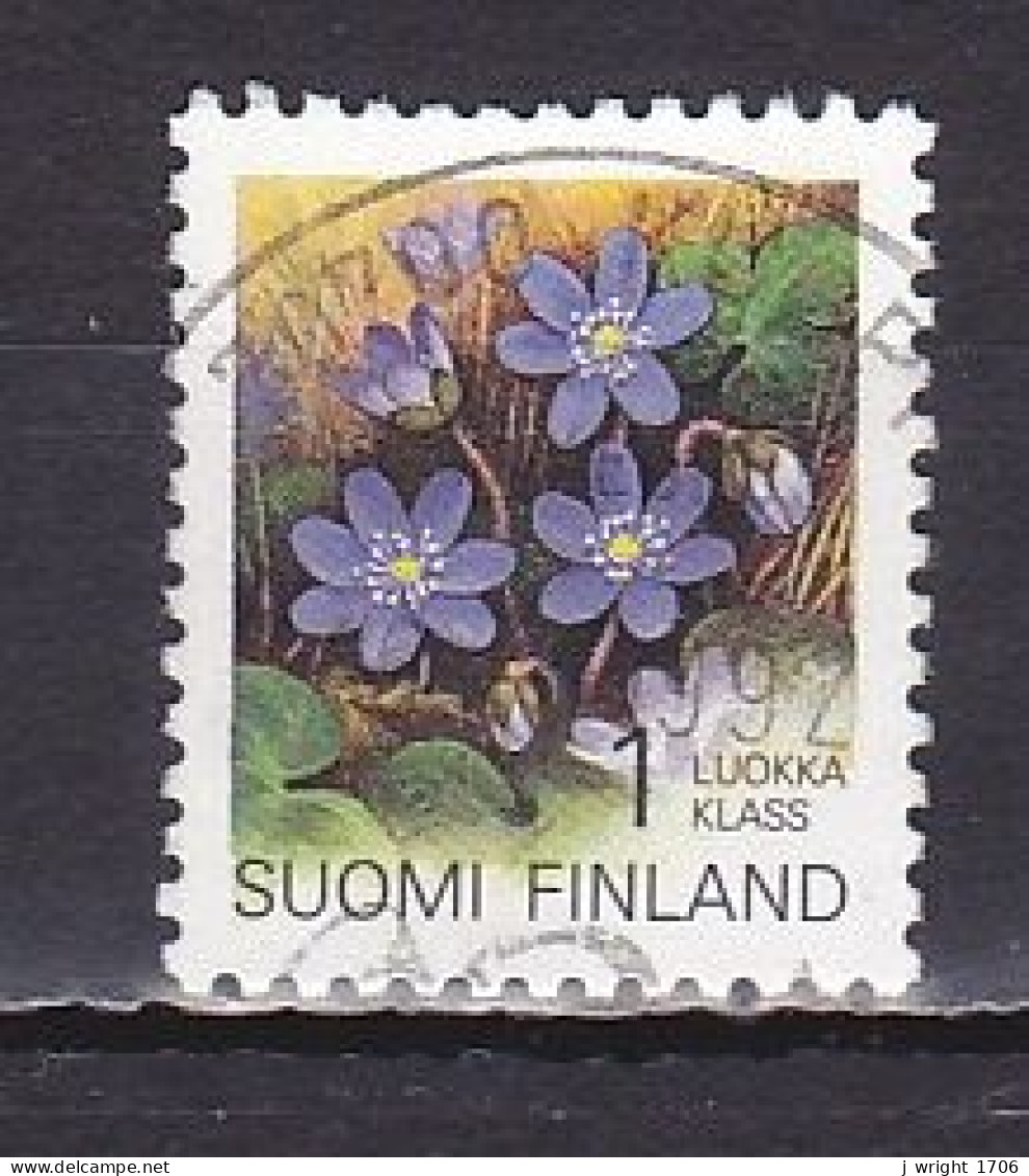 Finland, 1992, Regional Flowers/Liverwort, 1st Class, USED - Used Stamps