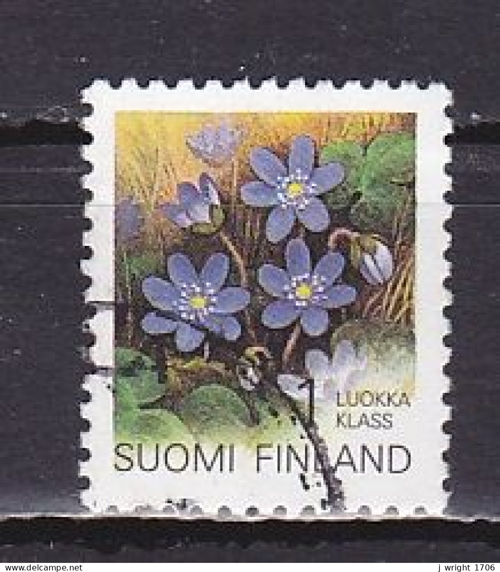 Finland, 1992, Regional Flowers/Liverwort, 1st Class, USED - Used Stamps