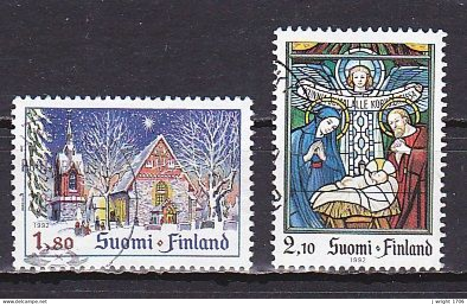 Finland, 1992, Christmas, Set, USED - Gebruikt