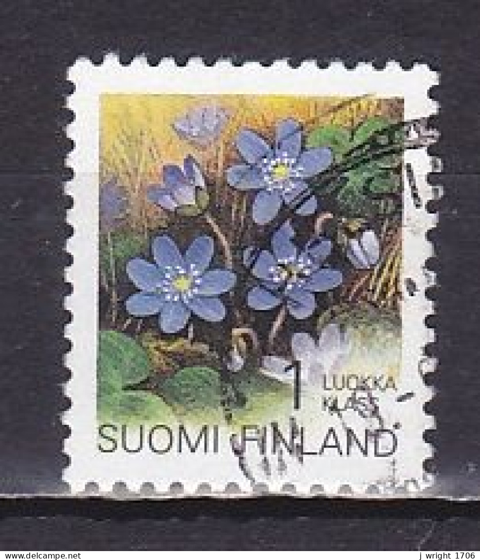 Finland, 1992, Regional Flowers/Liverwort, 1st Class, USED - Used Stamps