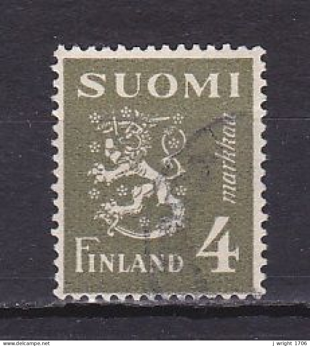 Finland, 1945, Lion, 4mk, USED - Gebruikt