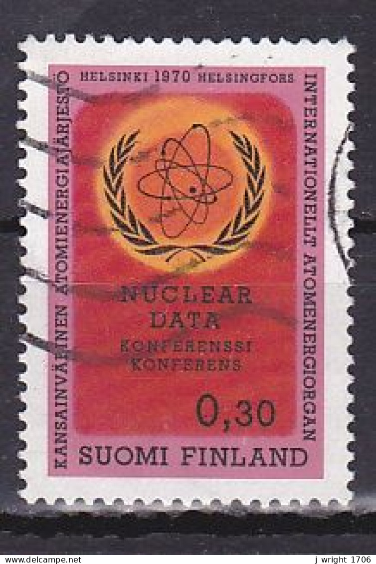 Finland, 1970, Nuclear Data Conf, 0.30mk, USED - Gebruikt