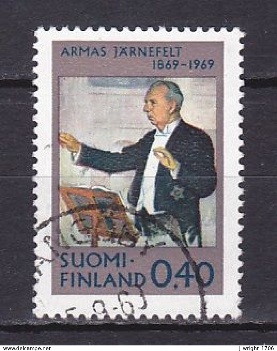 Finland, 1969, Armas Järnefelt, 0.40mk, USED - Oblitérés