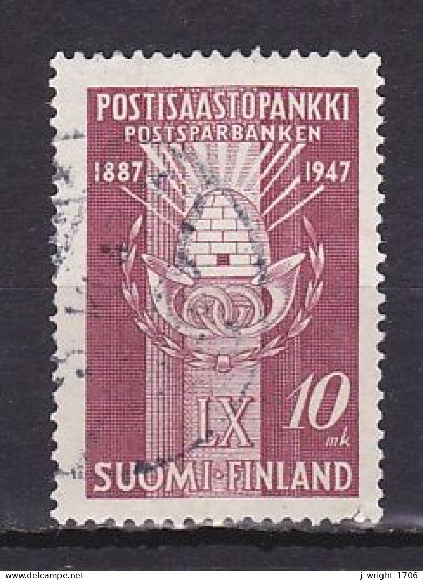 Finland, 1947, Postal Savings Bank 60th Anniv, 10mk, USED - Gebruikt