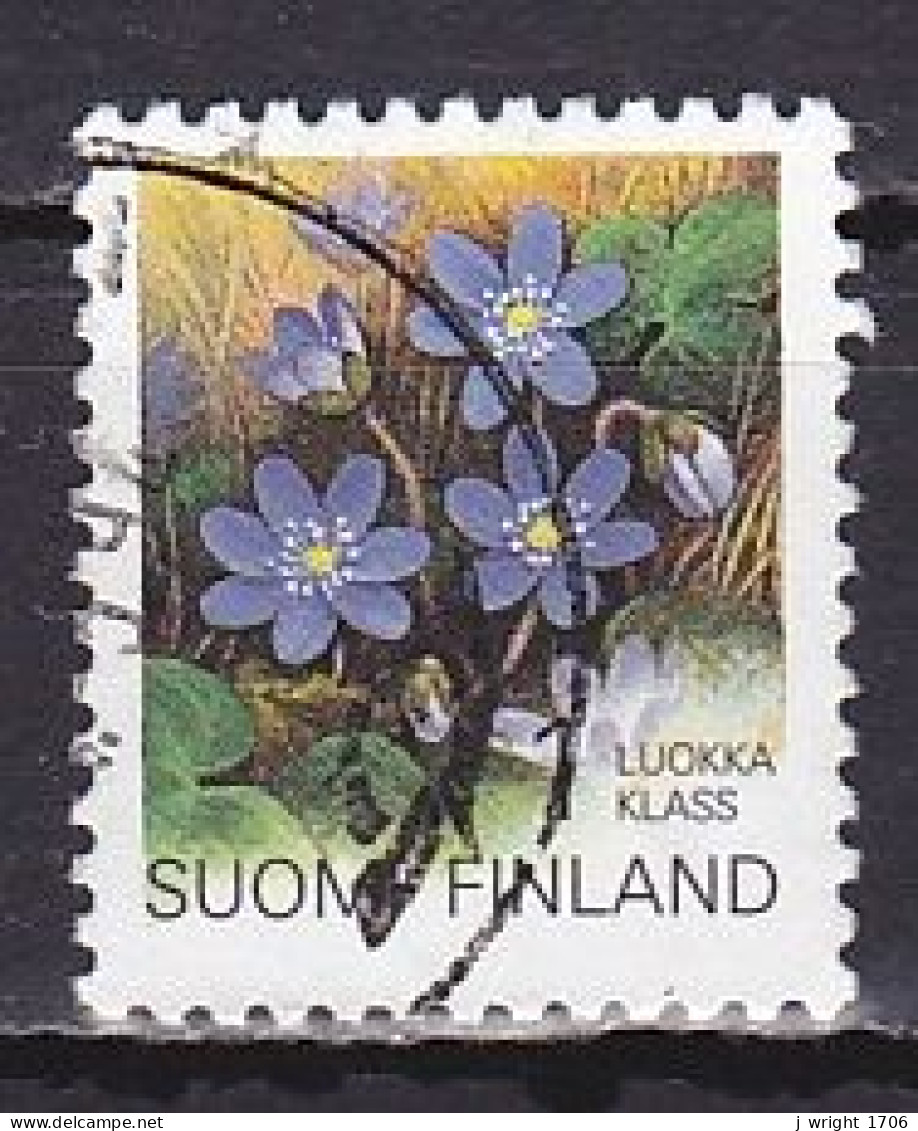 Finland, 1992, Regional Flowers/Liverwort, 1st Class, USED - Used Stamps
