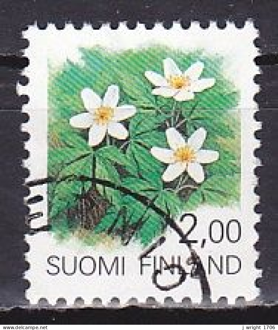 Finland, 1990, Regional Flowers/Wood Anemone, 2.00mk, USED - Usados