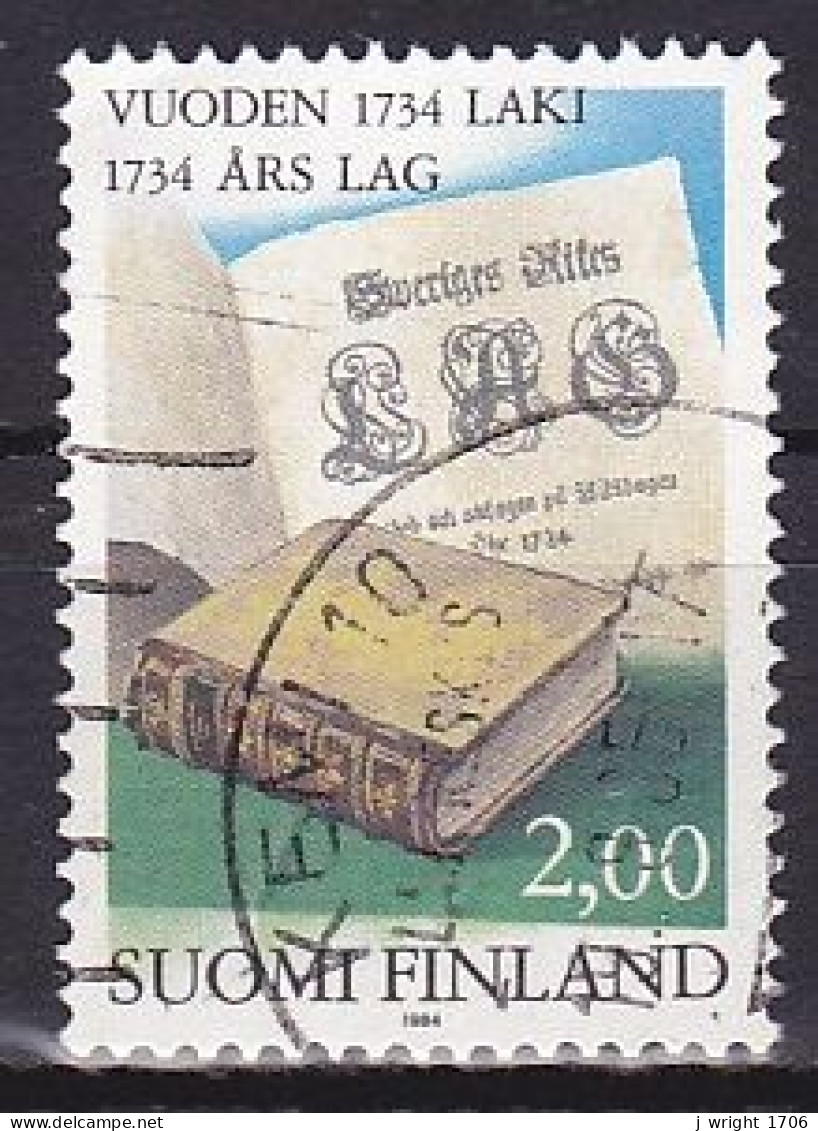 Finland, 1984, Law Of 1734, 2.00mk, USED - Used Stamps