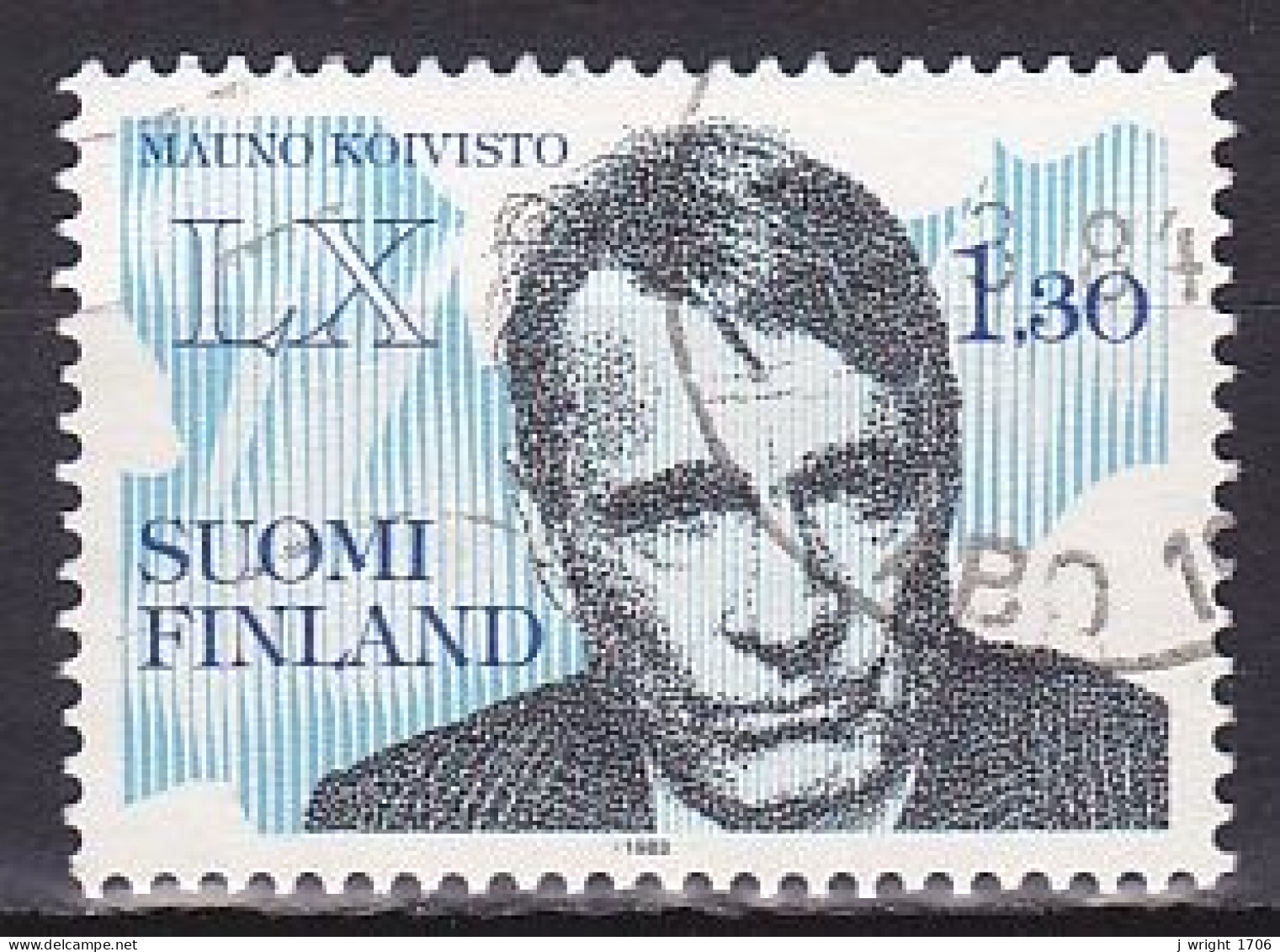 Finland, 1983, Mauno Koivisto, 1.30mk, USED - Gebraucht