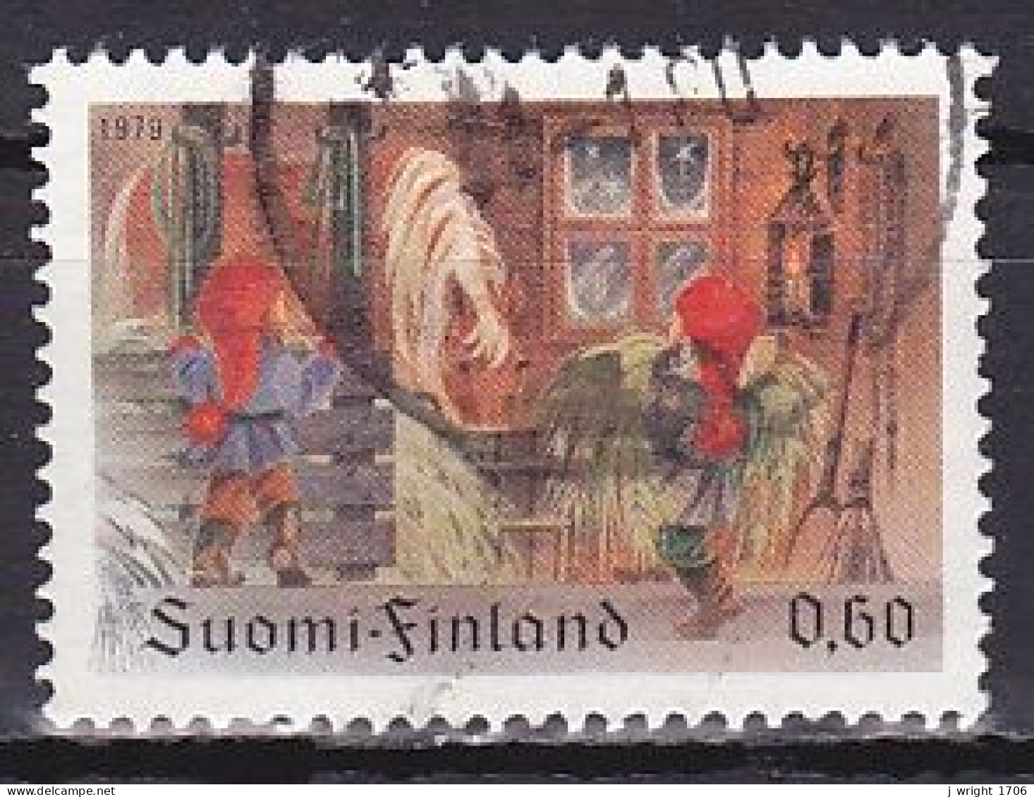 Finland, 1979, Christmas, 0.60mk, USED - Usados