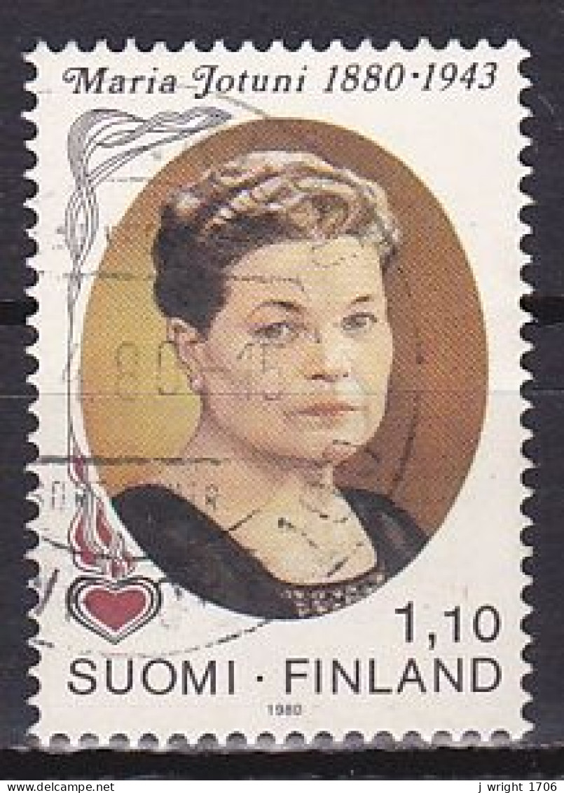 Finland, 1980, Maria Jotuni, 1.10mk, USED - Used Stamps