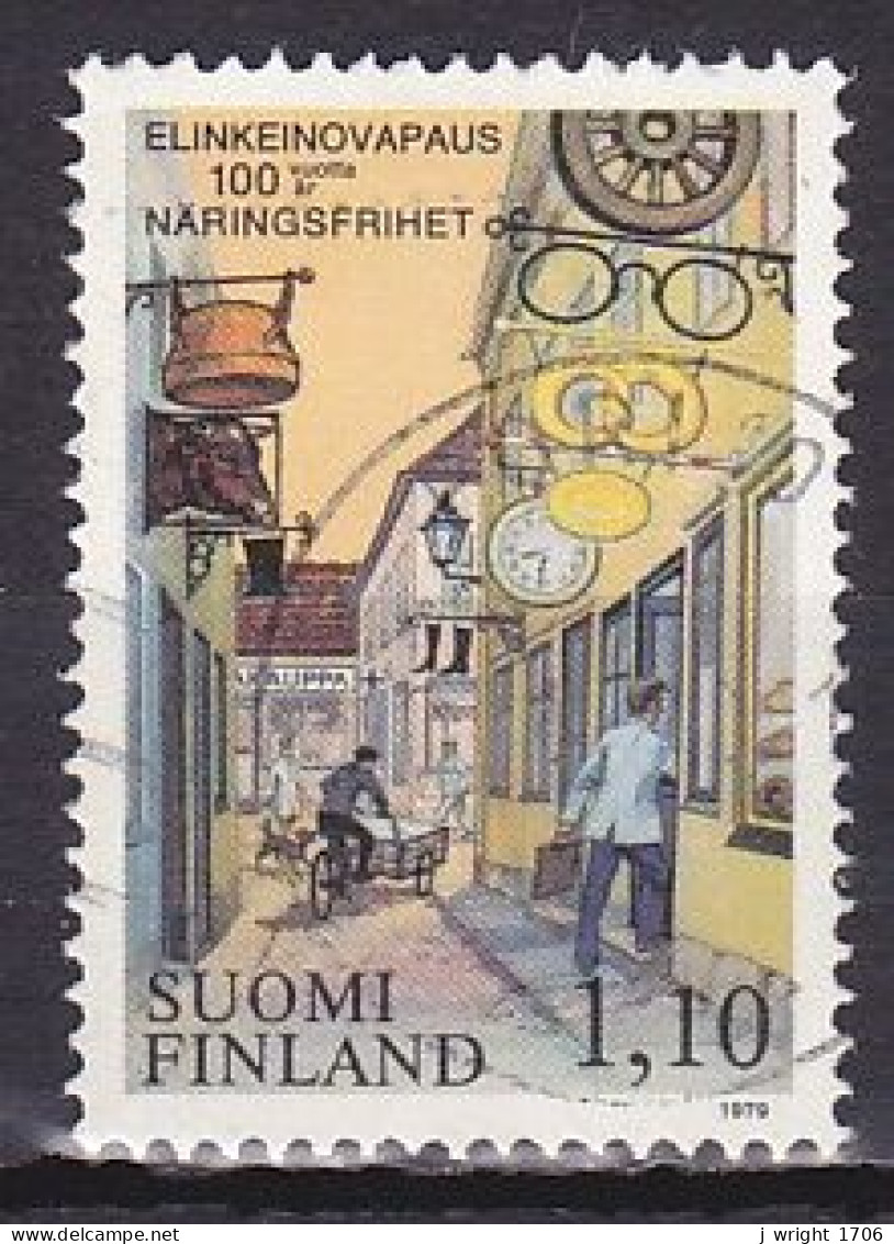 Finland, 1979, Business & Industry Regulation Centenary, 1.10mk, USED - Oblitérés