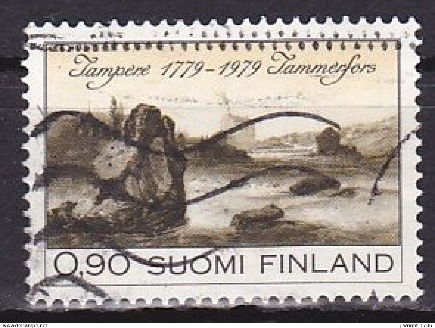 Finland, 1979, Tampere/Tammerfors 200th Anniv, 0.90mk, USED - Oblitérés