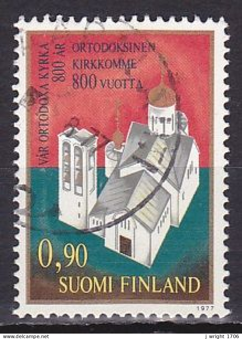 Finland, 1977, Orthodox Church In Finland 800th Anniv, 0.90mk, USED - Used Stamps