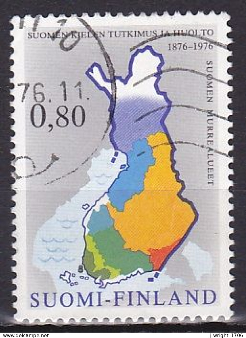 Finland, 1976, Finnish Language Society Centenary, 0.80mk, USED - Oblitérés