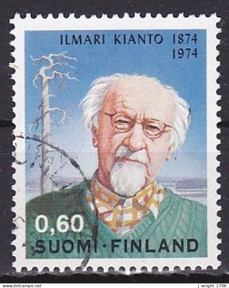 Finland, 1974, Ilmari Kiano, 0.60mk, USED - Usados