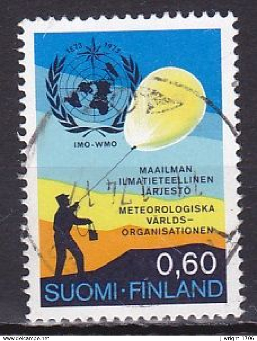 Finland, 1973, World Meteorological Organization Centenary, 0.60mk, USED - Usados