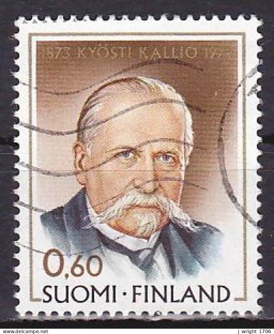 Finland, 1973, Kyösti Kallio, 0.60mk, USED - Used Stamps