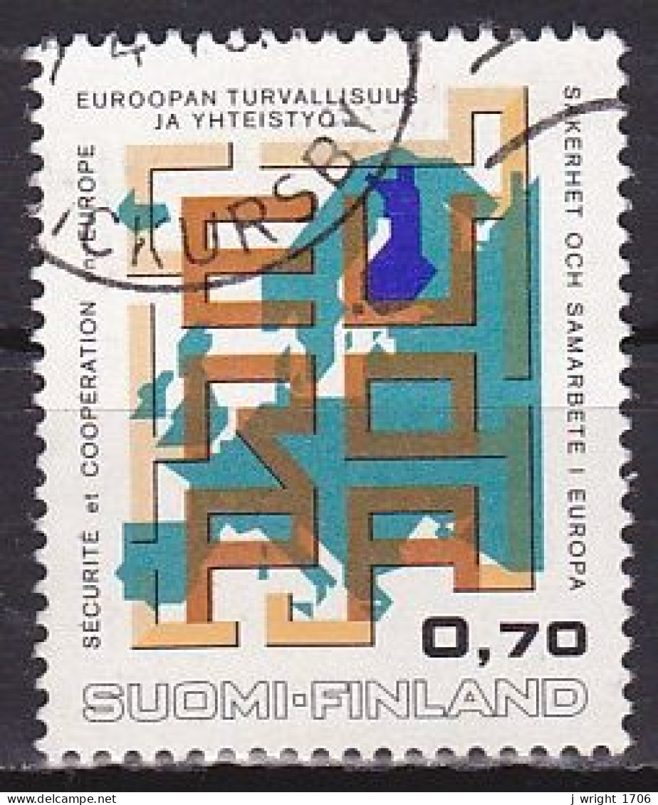 Finland, 1973, European Security & Co-operation Conf, 0.50mk, USED - Gebruikt