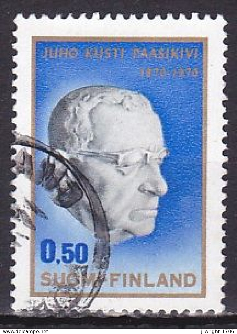 Finland, 1970, Juho Kusti Paasikivi, 0.50mk, USED - Used Stamps