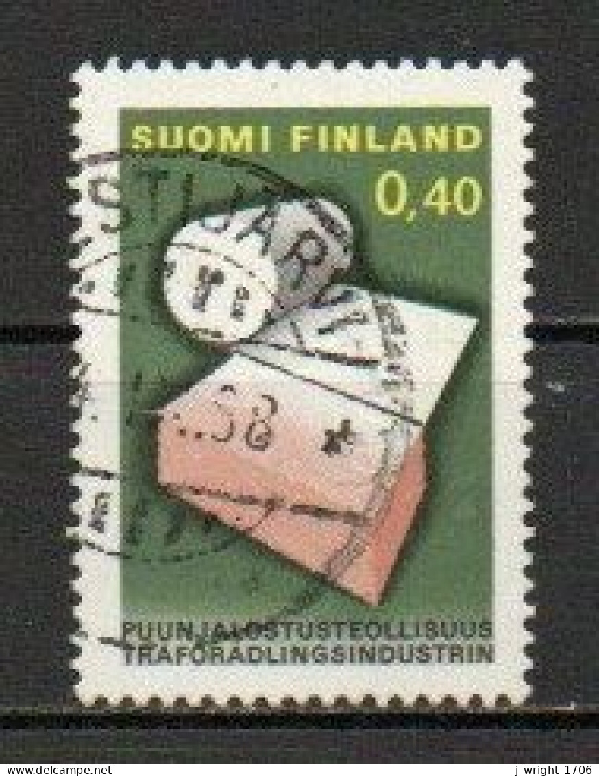 Finland, 1968, Wood Processing Industry, 0.40mk, USED - Gebraucht