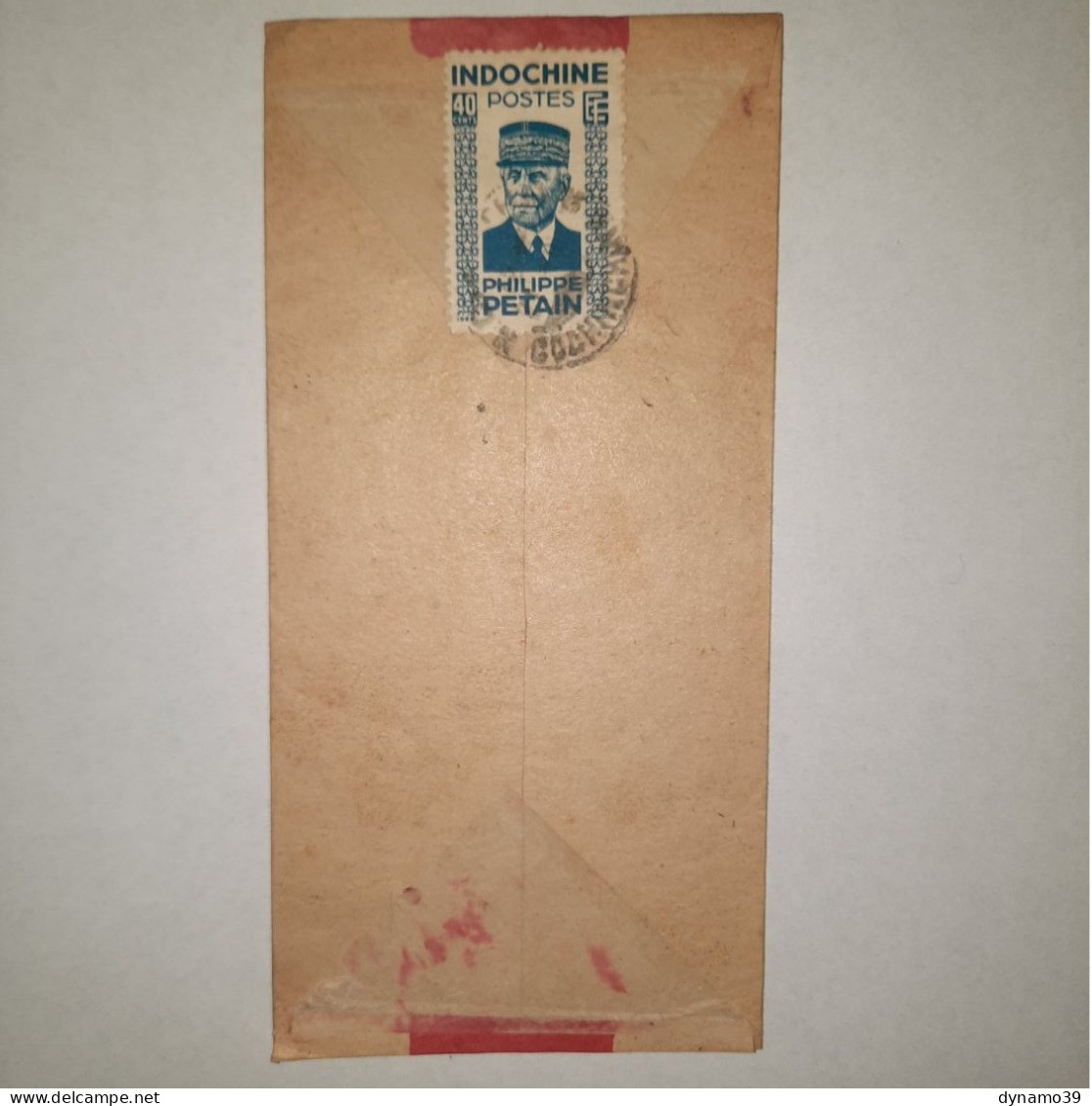 03K17 RARE - ANCIENNE LETTRE TIMBRE PETAIN INDOCHINE 1945 - 1912-1949 Repubblica