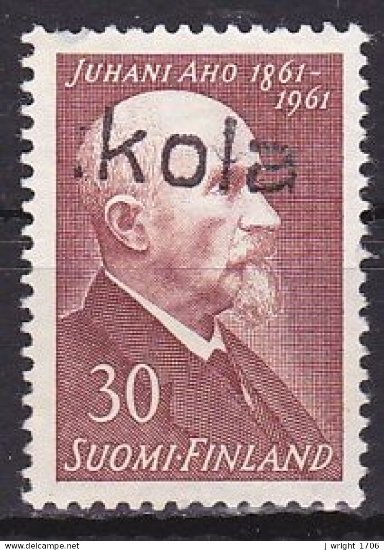 Finland, 1961, Juhani Aha, 30mk, USED - Gebraucht