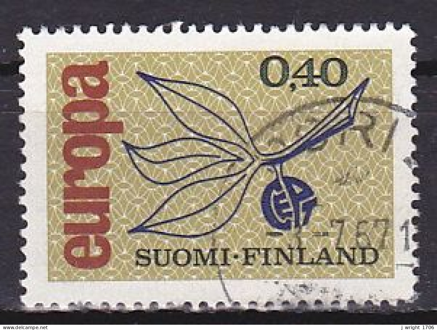 Finland, 1965, Europa CEPT, 0.40mk, USED - Gebruikt