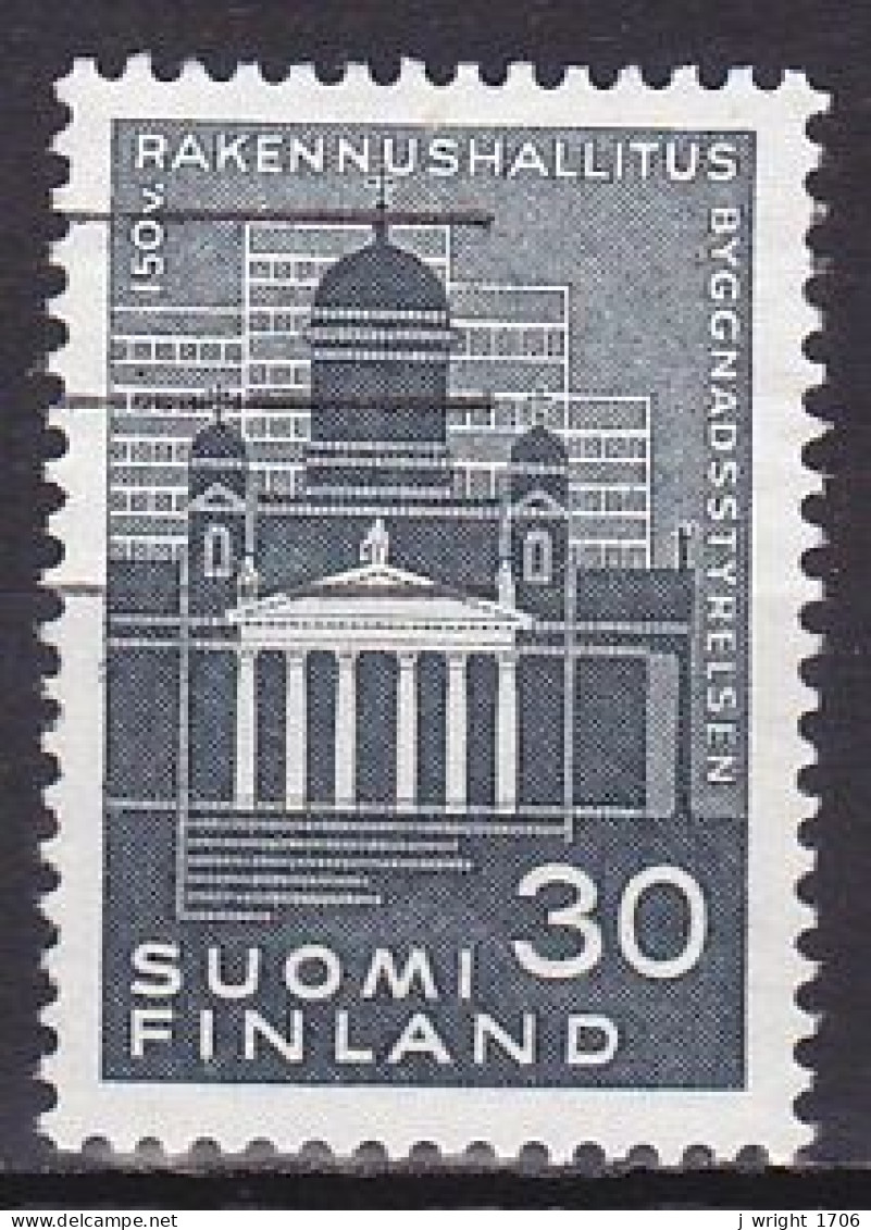 Finland, 1961, Central Board Of Buildings 150th Anniv, 30mk, USED - Used Stamps