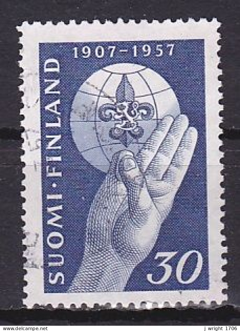 Finland, 1957, Scouting 50th Anniv, 30mk, USED - Used Stamps