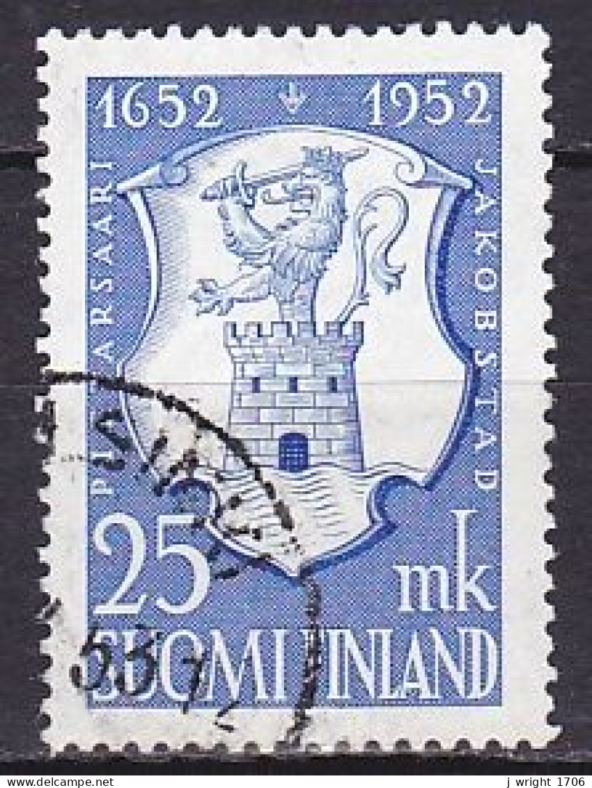 Finland, 1952, Pietatsaari/Jakobstad 300th Anniv, 25mk, USED - Used Stamps