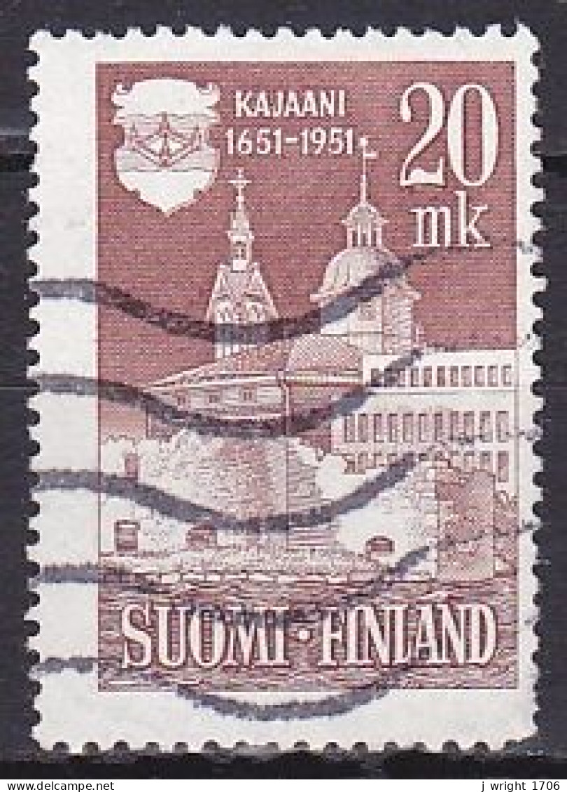 Finland, 1951, Kajaani/Kajana 300th Anniv, 20mk, USED - Gebruikt