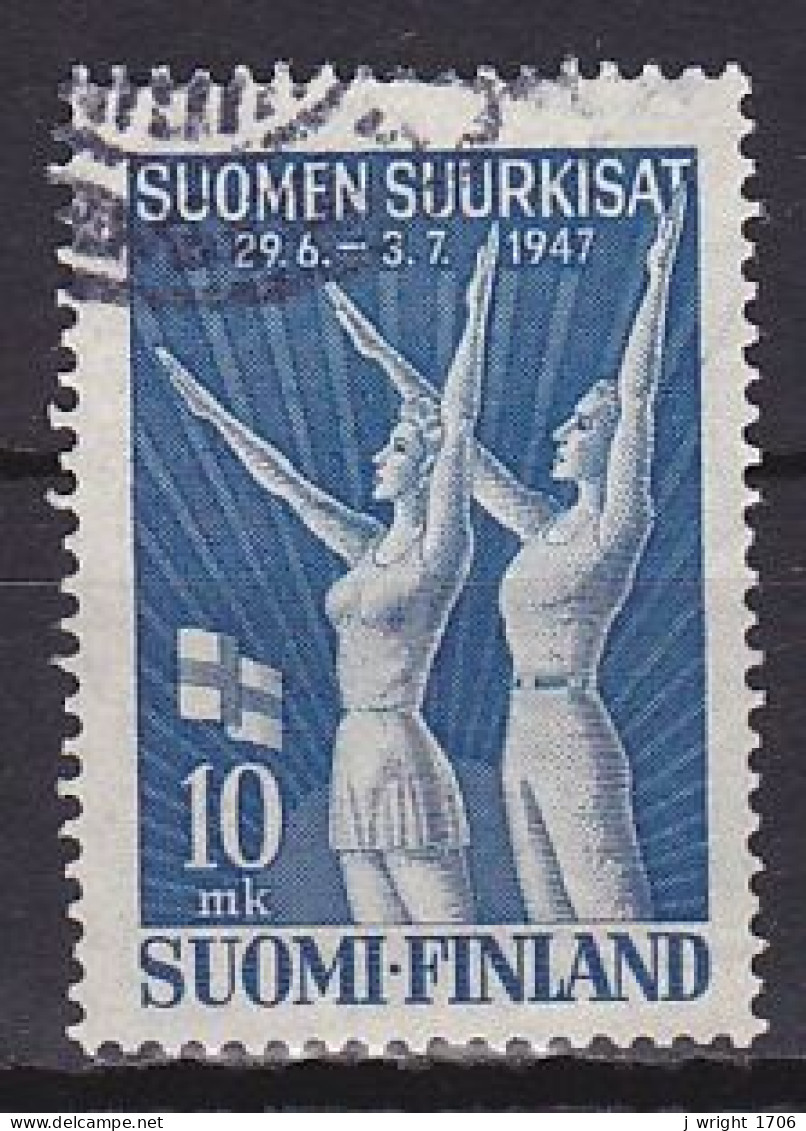 Finland, 1947, Finnish Athletic Festival, 10mk, USED - Usati