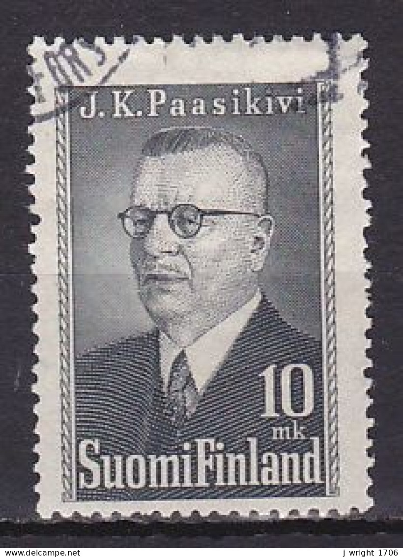 Finland, 1947, Pres. Juho H Paasikivi, 10mk, USED - Used Stamps