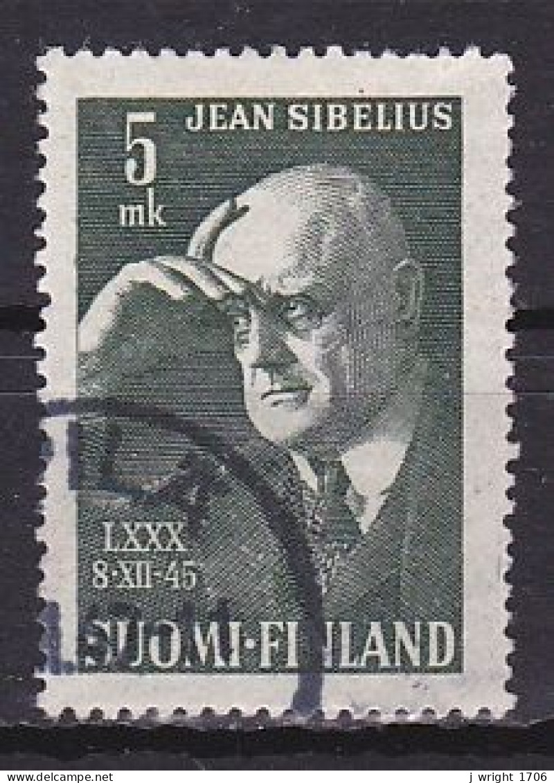 Finland, 1945, Jean Sibelius 80th Birthday, 5mk, USED - Gebruikt