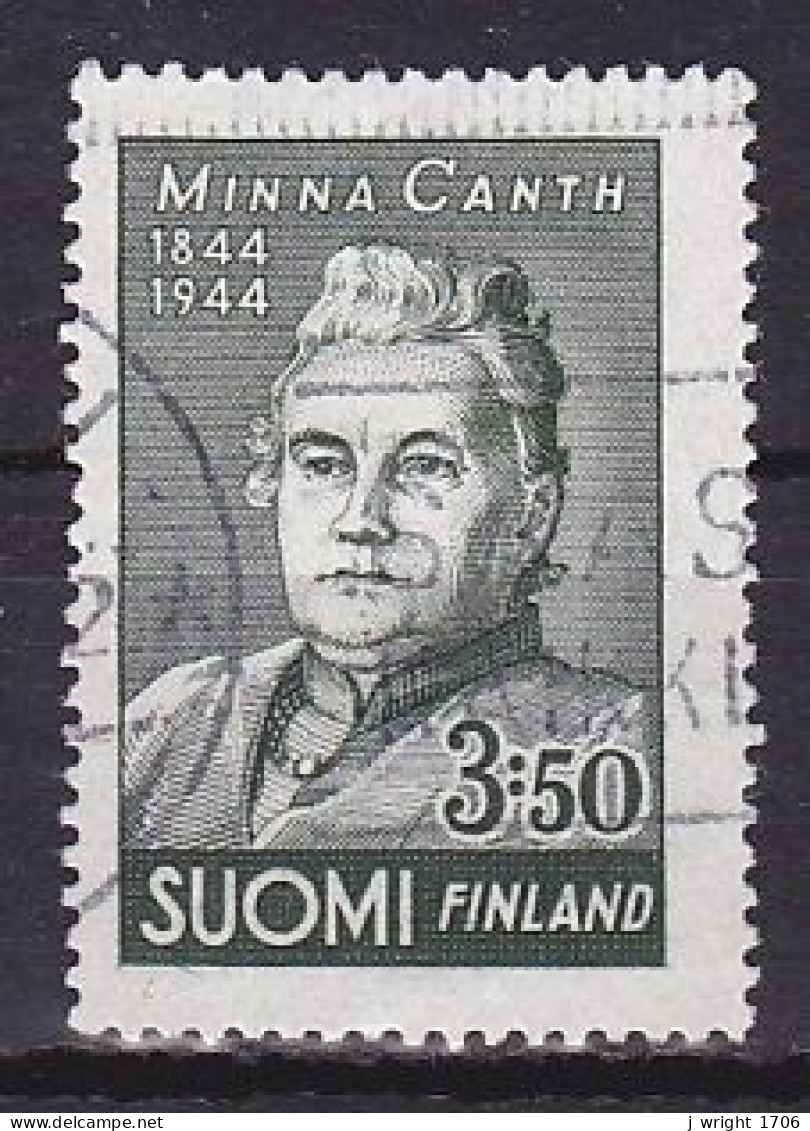 Finland, 1944, Minna Canth, 3.50mk, USED - Used Stamps