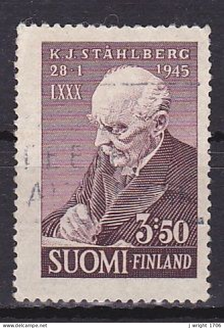 Finland, 1945, Pres. Stahlberg 80th Birthday, 3½mk, USED - Gebraucht