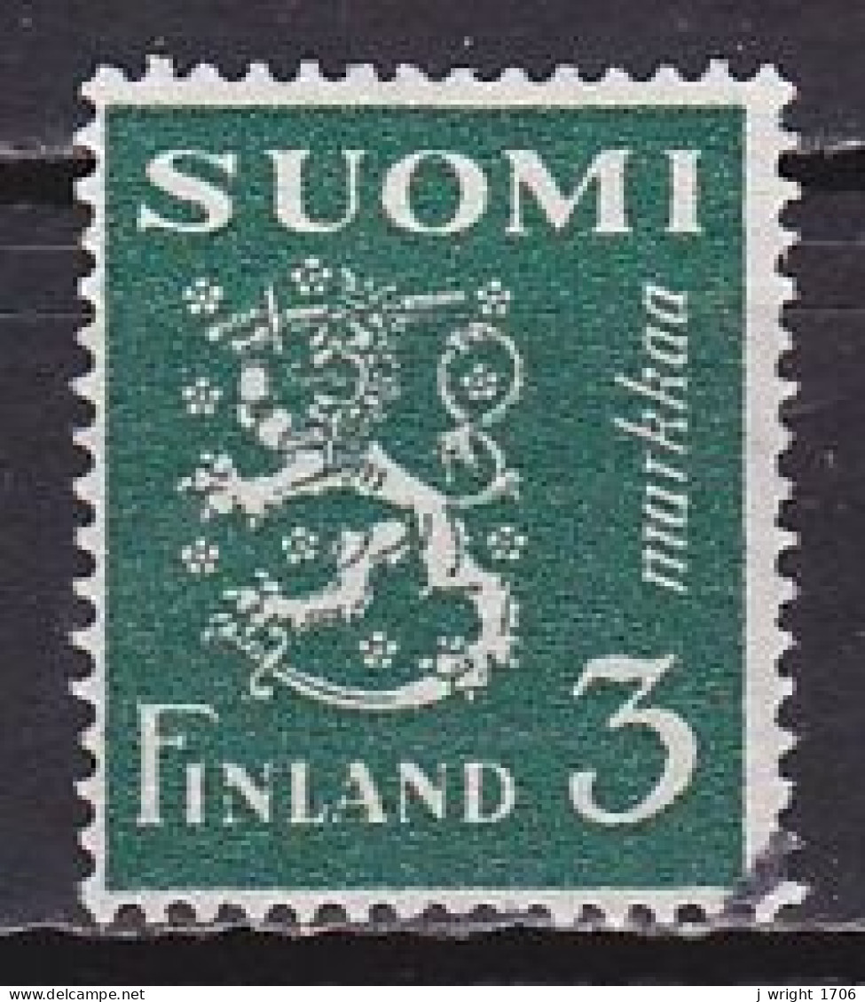 Finland, 1948, Lion, 3mk, USED - Gebruikt