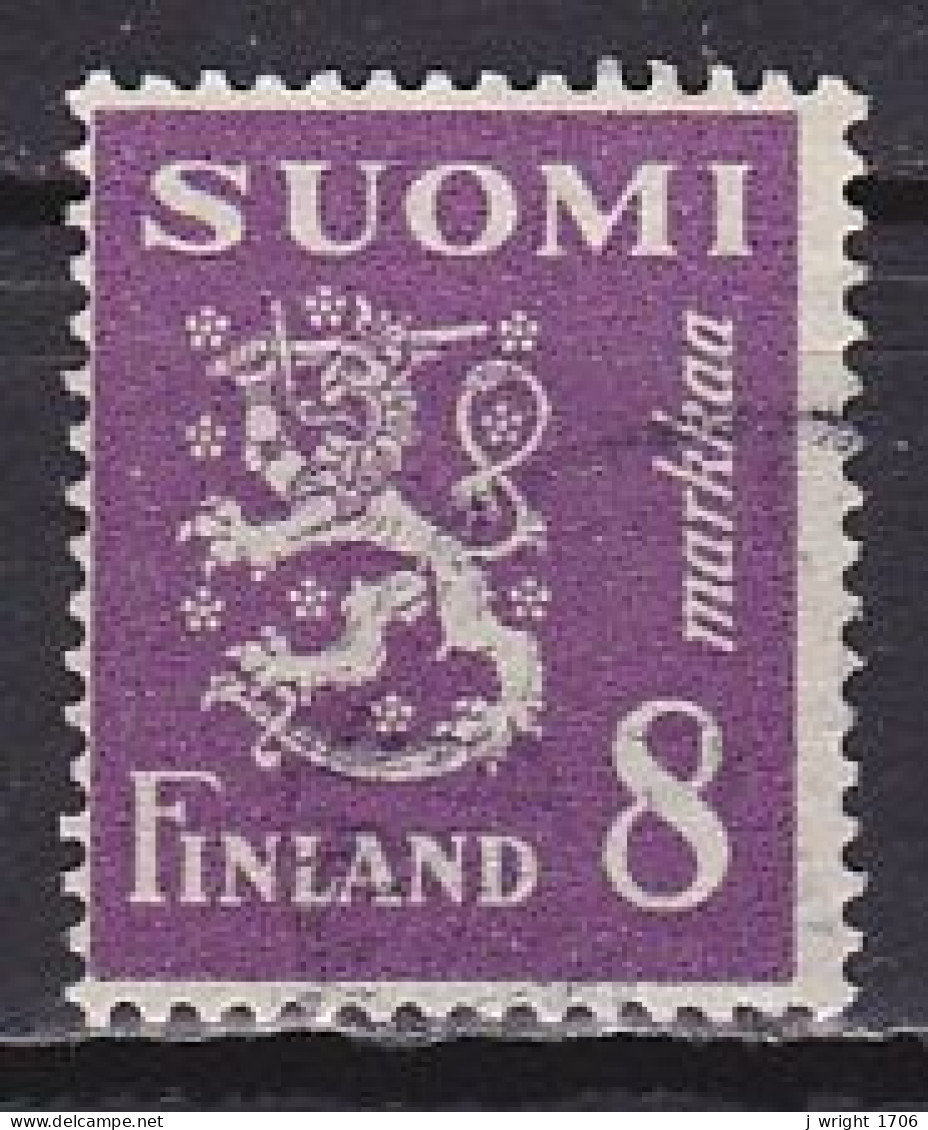 Finland, 1946, Lion, 8mk, USED - Gebruikt