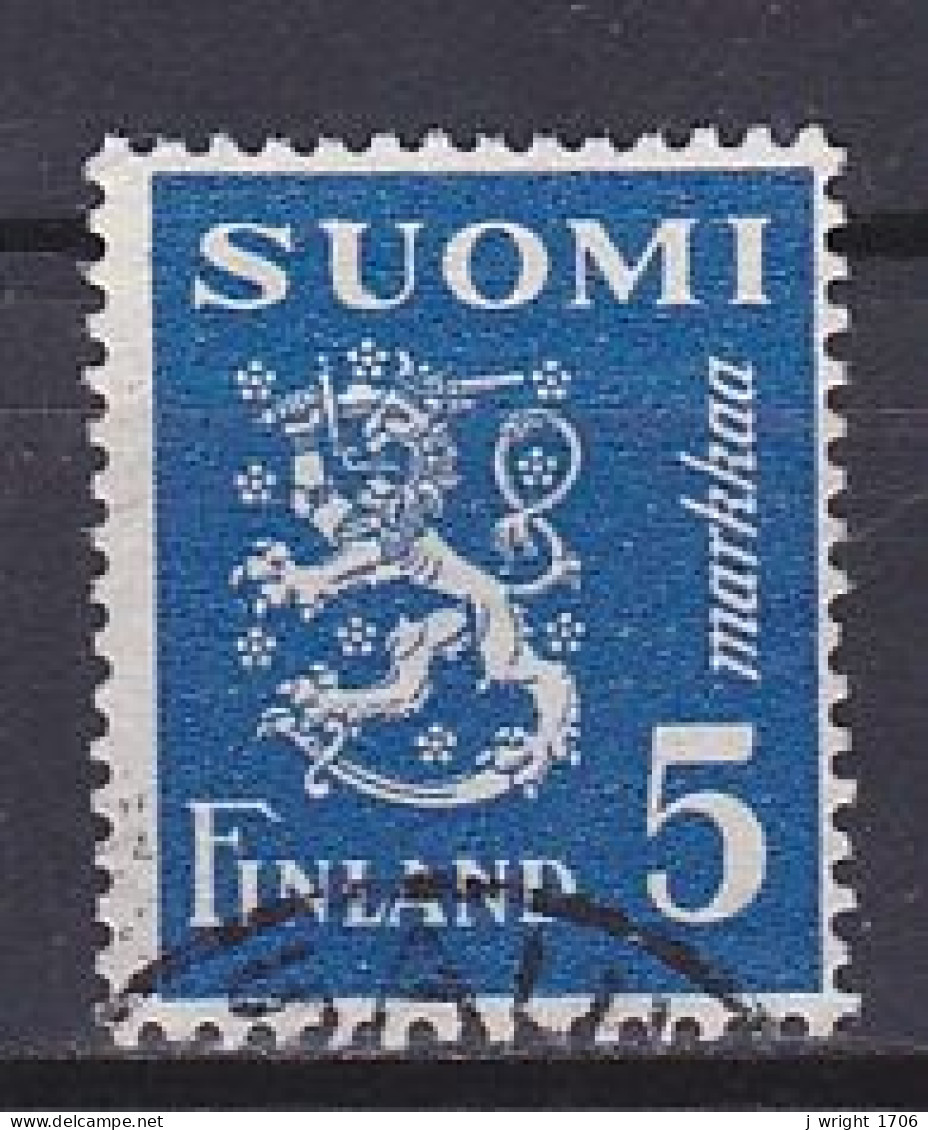 Finland, 1945, Lion, 5mk, USED - Oblitérés