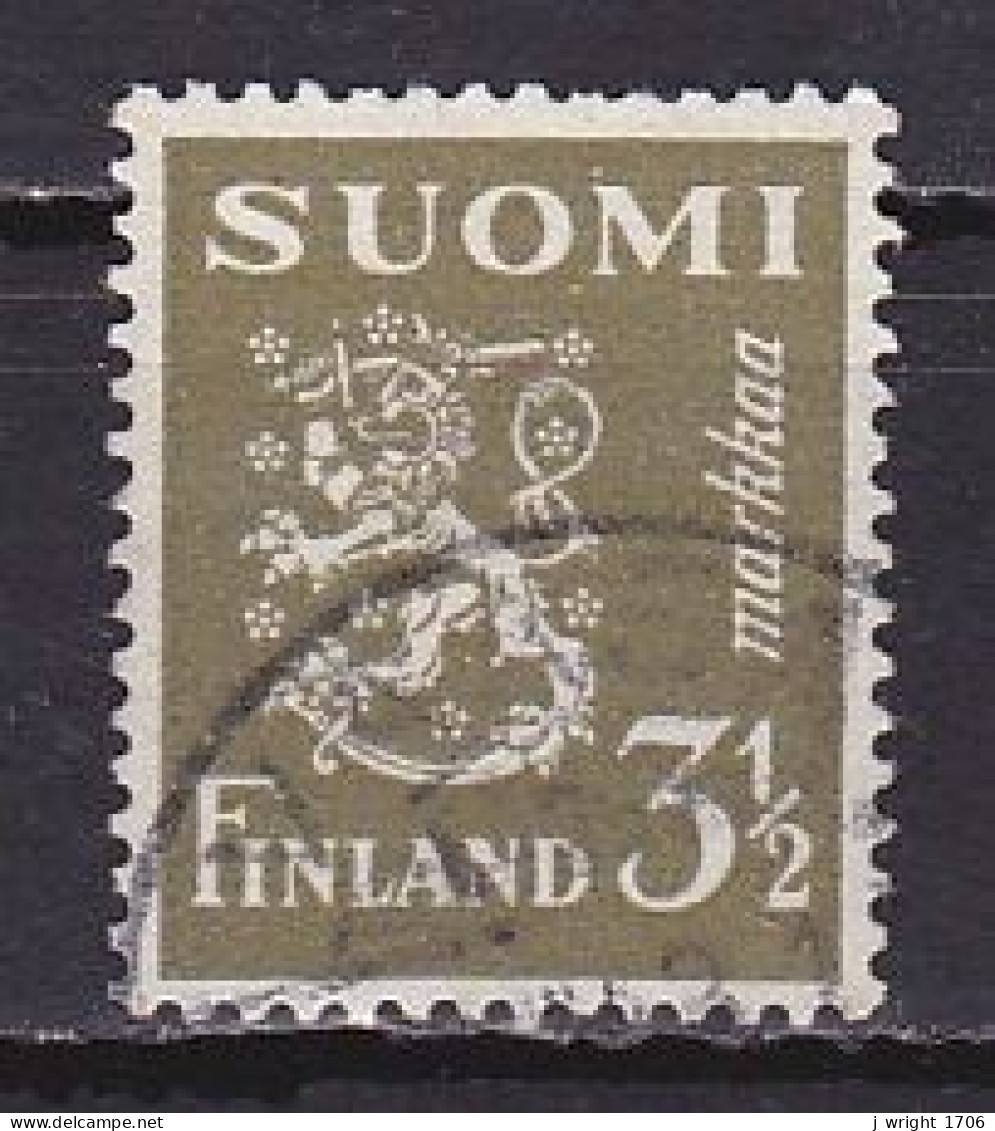 Finland, 1942, Lion, 3½mk, USED - Used Stamps