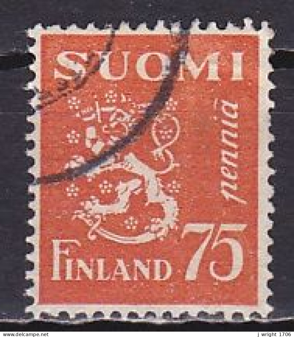 Finland, 1942, Lion, 75p, USED - Used Stamps