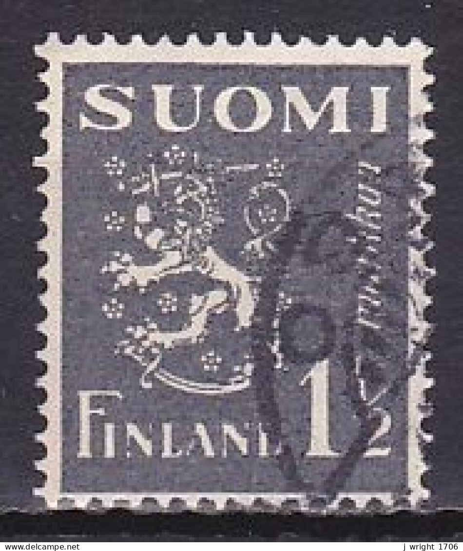 Finland, 1940, Lion, 1½mk, USED - Used Stamps