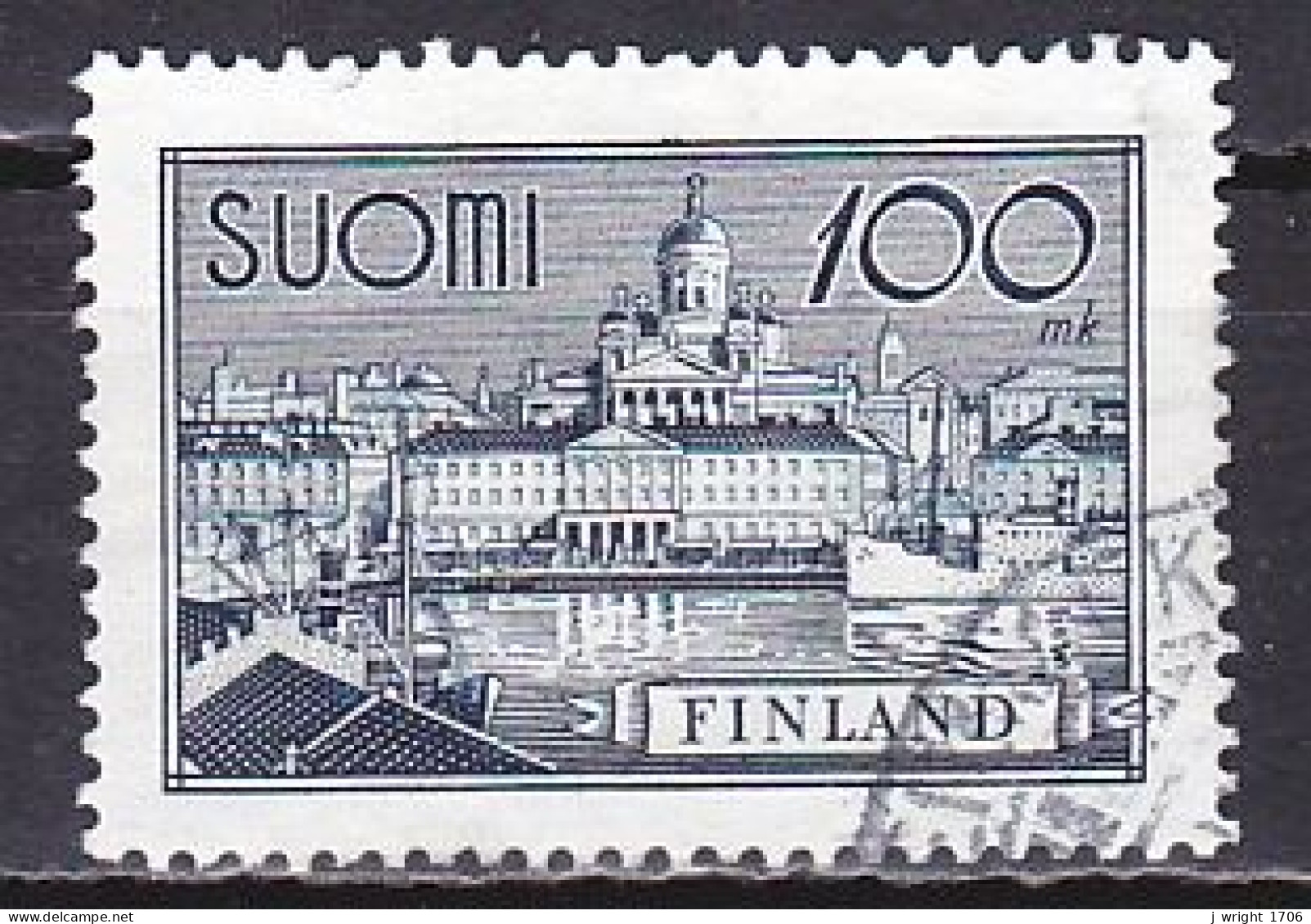 Finland, 1942, Helsinki Harbour, 100mk, USED - Usati