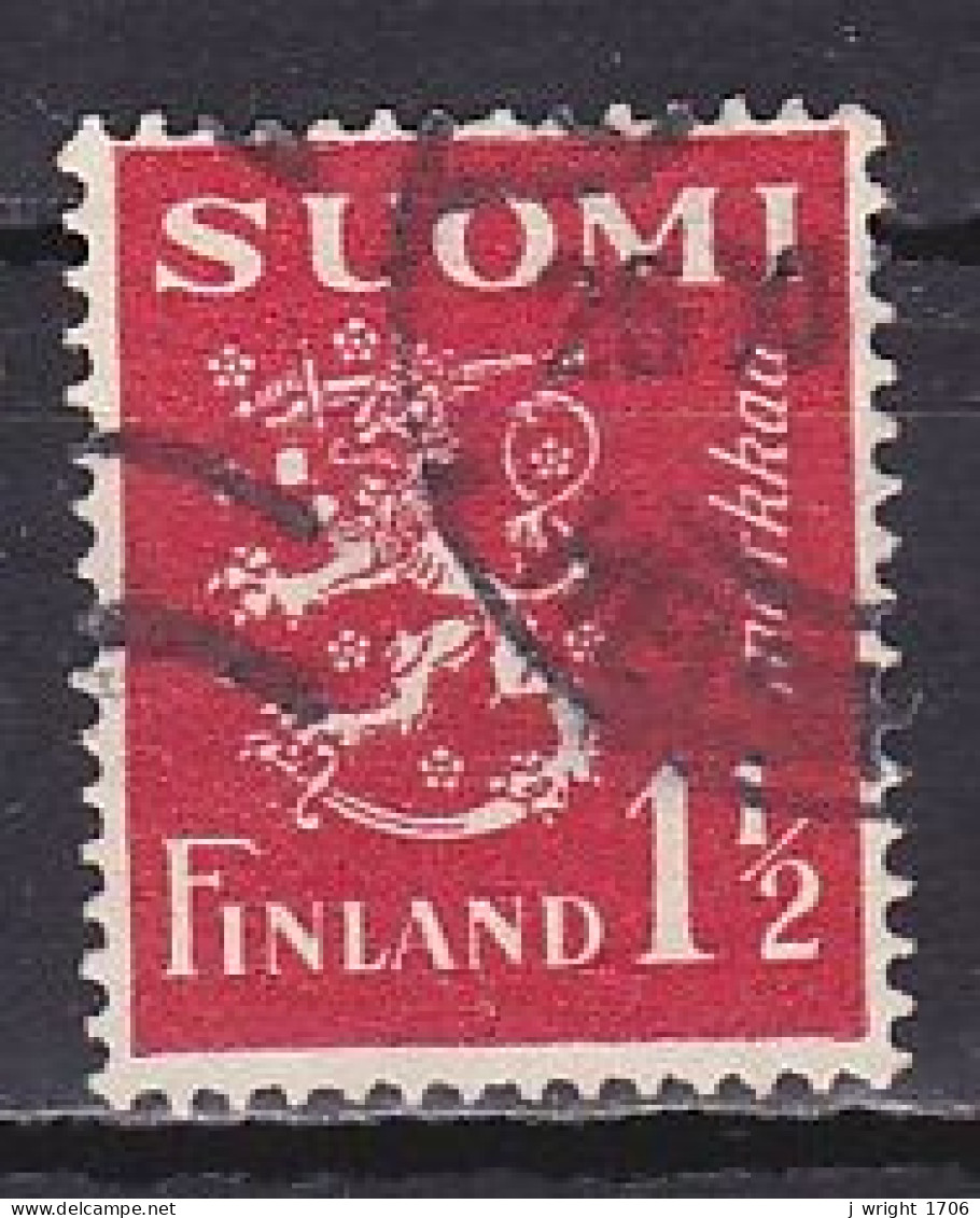 Finland, 1932, Lion, 1½mk, USED - Gebruikt