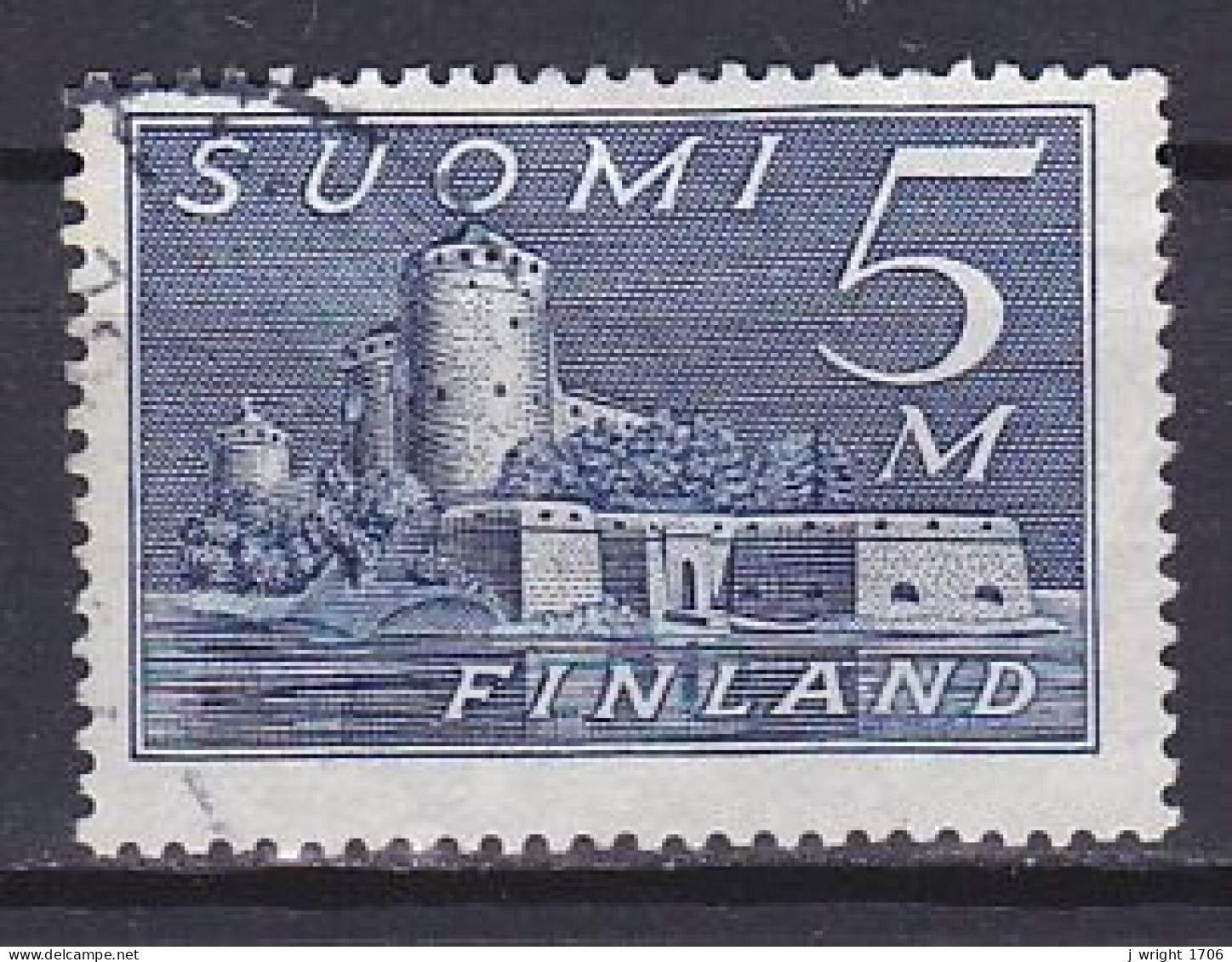 Finland, 1930, Olavinlinna Castle, 5mk, USED - Used Stamps