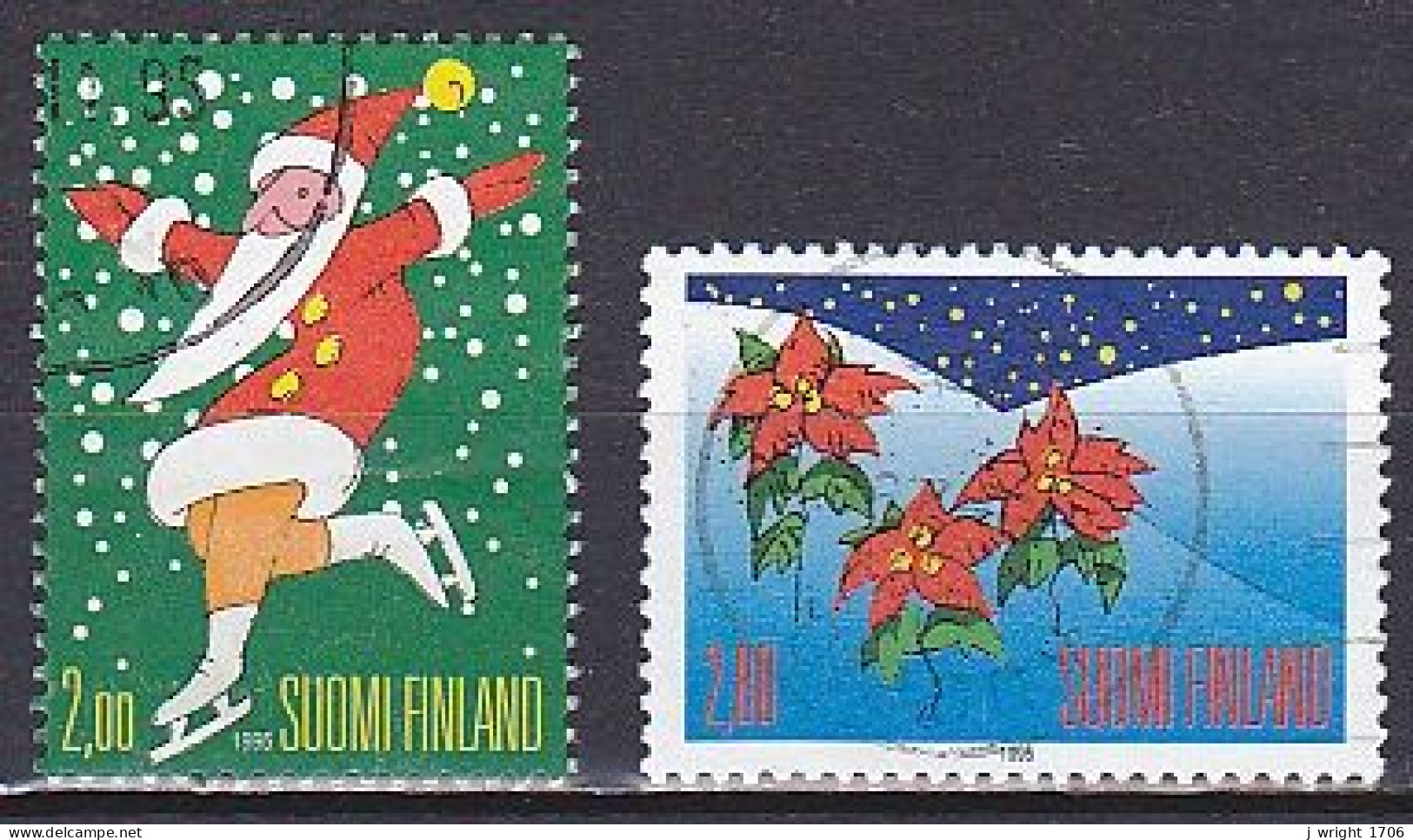 Finland, 1995, Christmas, Set, USED - Gebruikt