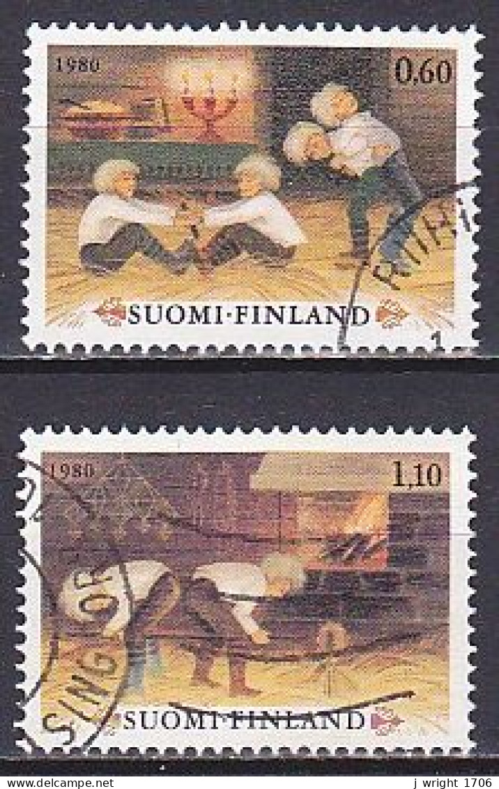 Finland, 1980, Christmas, Set, USED - Gebruikt