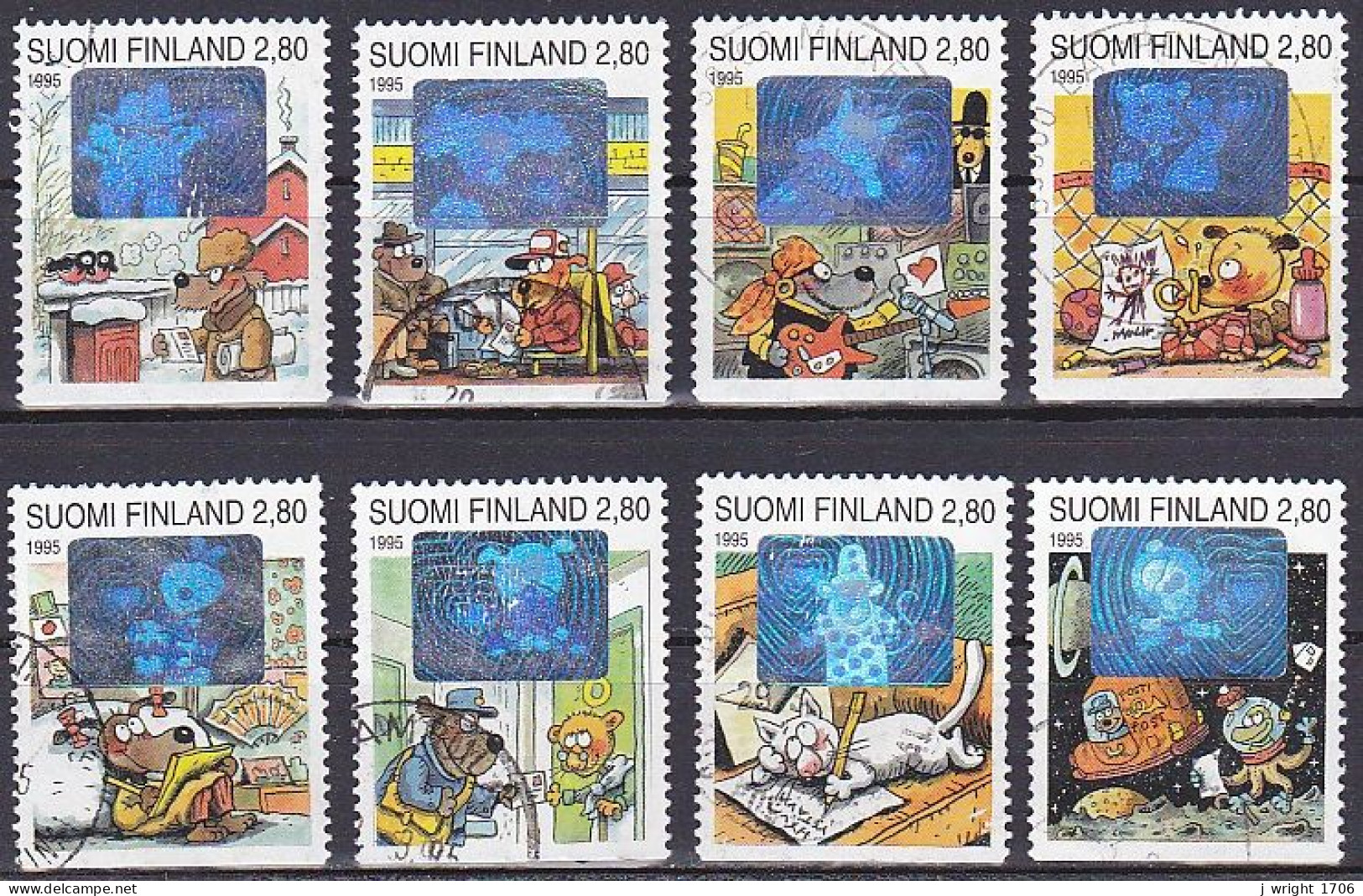 Finland, 1995, Friendship, Set, USED - Usados