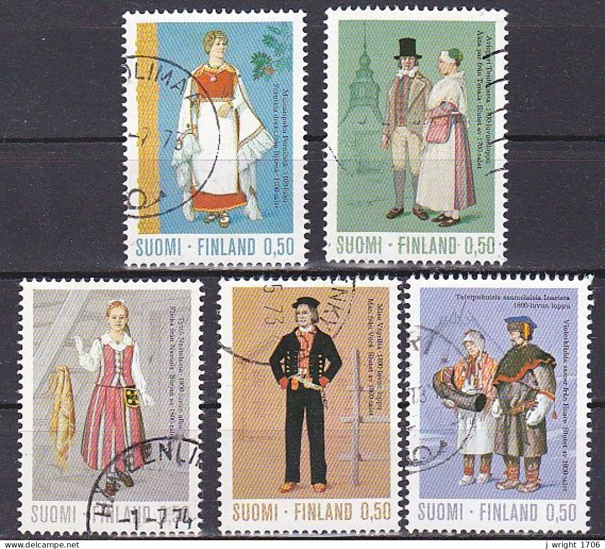 Finland, 1972, Regional Costumes, Set, USED - Used Stamps